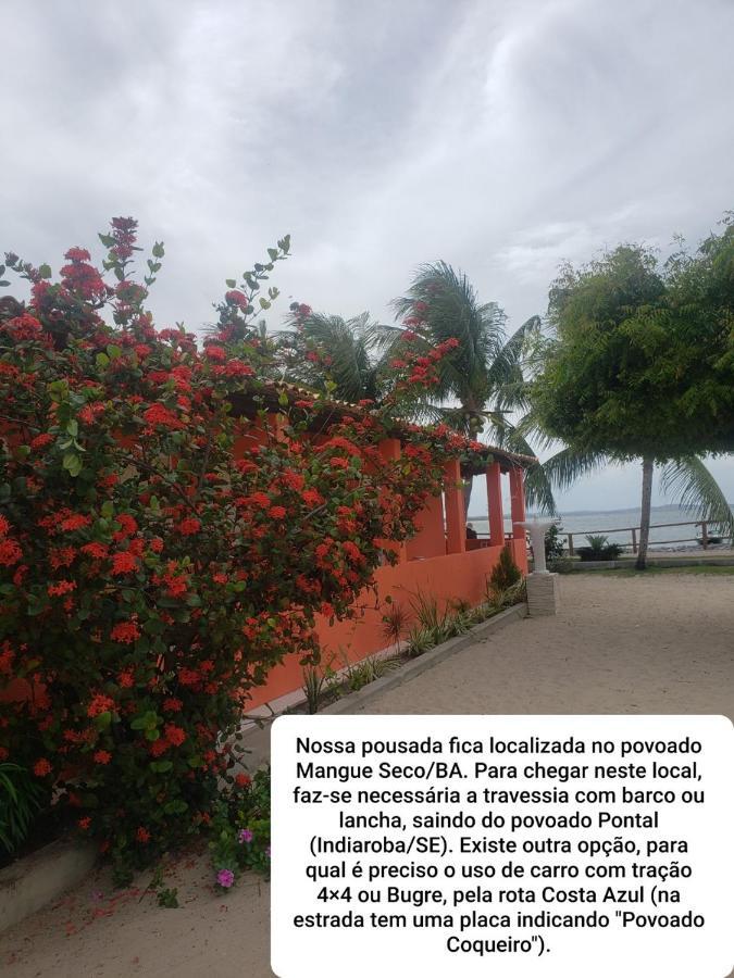 Pousada Grao De Areia Beira Mar Mangue Sêco Eksteriør bilde